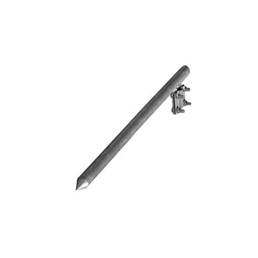 Galvanized Steel Earthing Rod with Clamp (GR-GSC)